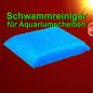 Preview: Aquarium SCHWAMMREINIGER Reinigungskissen Zubehör Schaber Algenentferner