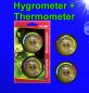 Preview: Terrarium digitales THERMOMETER HYGROMETER HOBBY Zubehör Deko Pflege Haus