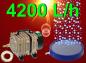 Preview: Teich Aquarium 4200L/h KOMPRESSOR ✚ 20cm BELÜFTERPLATTE Zubehör Sauerstoff