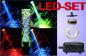 Preview: Aquarium Deko "SET" !! LED STRAHLER ✚ LUFTPUMPEN ✚ FERNBEDIENUNG  ✚ Zubehör