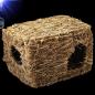 Preview: Nager GROßES GRASHAUS XL Zubehör Höhle  Zwergkaninchen Meerschweinchen Heu