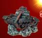 Preview: Aquarium Deko großes !!↪ PANZER WRACK XL ↩ Höhle Tank Armee Dekoration Zubehör