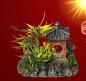 Preview: Aquarium Deko ASIATISCHER TEMPEL Höhle Terrarium Dekoration Zubehör Haus