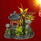 Preview: Aquarium Deko ASIATISCHER TEMPEL Höhle Terrarium Dekoration Zubehör Haus