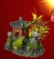 Preview: Aquarium Deko ASIATISCHER TEMPEL Höhle Terrarium Dekoration Zubehör Haus