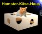 Preview: Nager HOLZ HAMSTER HAUS Rennmaus Maus Gerbil Kleintier Zubehör Bett Nest
