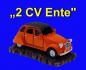 Preview: AUTO Aquarium Deko Oldtimer Citroën " 2CV ENTE " Höhle Dekoration Zubehör