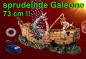 Preview: Aquarium Deko !! 73 cm !! GALEONE ➕ LUFTPUMPE SET Schiff Schiffswrack Höhle