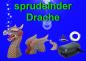 Preview: Aquarium Deko SPRUDELNDER DRACHE ➕ LUFTPUMPE ➕ ZUBEHÖR Mystik Dekoration