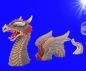 Preview: Aquarium Deko SPRUDELNDER DRACHE ➕ LUFTPUMPE ➕ ZUBEHÖR Mystik Dekoration
