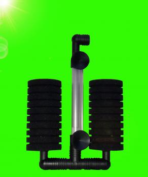 Aquarium DUO SCHWAMMFILTER NSF-200 bis 160 L Luftbetriebener Innenfilter Luftheber Garnelen