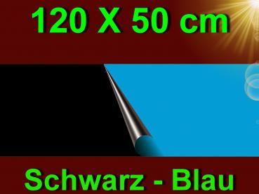 Aquarium Deko SCHWARZ-BLAU RÜCKWANDFOLIE 120 X 50 cm Zubehör Dekoration