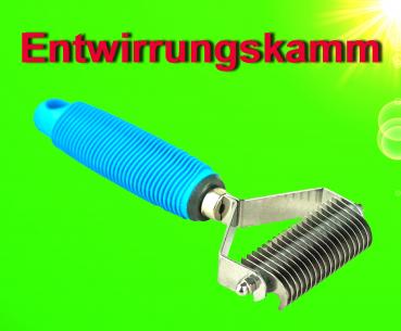 Hund Katze stabiler ENTWIRRUNGSKAMM - STRIEGEL Hundebürst Fellpflege Kamm
