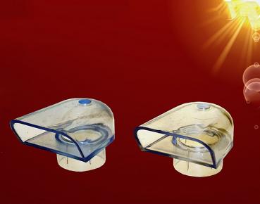 Aquarium Filter Zubehör 2 STÜCK AUSSTRÖMER AUFSATZ Bodenfilter Rohr