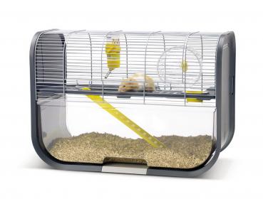 HAMSTERKÄFIG 60x29x44 cm Kleintierkäfig Mäusekäfig Nagerkäfig Hamsterheim