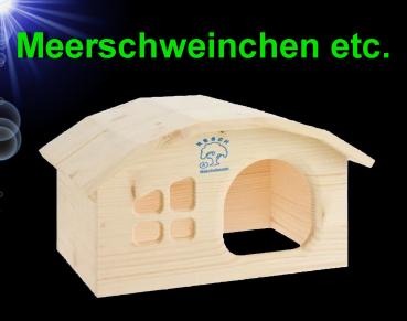 Nager HOLZ MEERSCHWEINCHEN HAUS Nagerhaus Zubehör Nest Degus Ratten