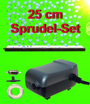 Aquarium Deko 25 cm AUSSTRÖMER SET ✚ LUFTPUMPE ✚ Zubehör Schlauch Sprudler