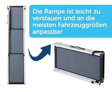 PetSafe® bis 136 kg !! ALU TELESKOP AUTO HUNDERAMPE Einstiegshilfe Transport