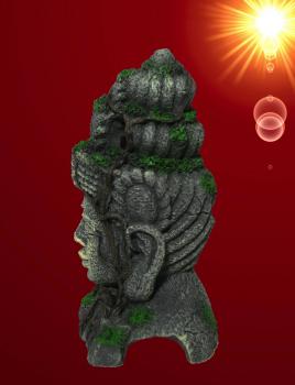 Aquarium Deko VISHNU Asien Skulptur Dekoration Höhle Zubehör Statue