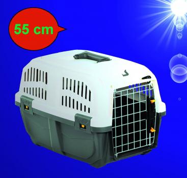 Hunde Katzen TRANSPORTBOX 55 cm Flugbox Reisebox Autotransportbox Kennel