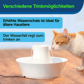 2 Liter Hunde Katzen automatischer Spender TRINKBRUNNEN Haustiere Napf PetSafe