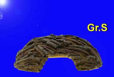 Aquarium Terrarium Deko "HOLZ" HÖHLE GR.S Zubehör Dekoration Reptilien