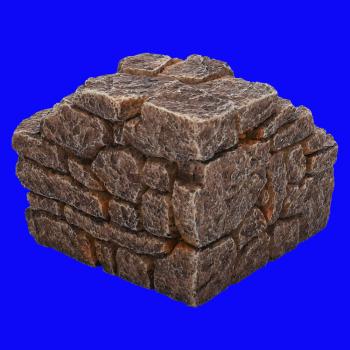 Aquarium Deko ECK TERRASSEN HÖHLE Gr. S Terrarium Dekoration Barsche Zubehör