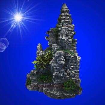 Aquarium Deko TEMPEL HAUS ANKOR WAT Terrarium Dekoration Höhle Zubehör