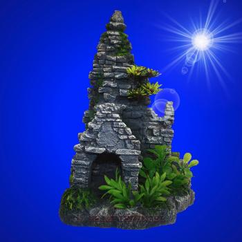 Aquarium Deko TEMPEL HAUS ANKOR WAT Terrarium Dekoration Höhle Zubehör