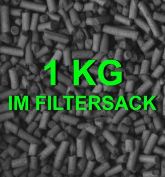 Aquarium AKTIVKOHLE 1 kg Aussenfilter Zubehör Filterkohle Teich Filter