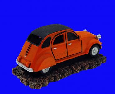 AUTO Aquarium Deko Oldtimer Citroën " 2CV ENTE " Höhle Dekoration Zubehör