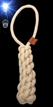 36 cm TAU BRINGSEL Natur Hundespielzeug Seil Dummy Beiswulst Hunde Zubehör
