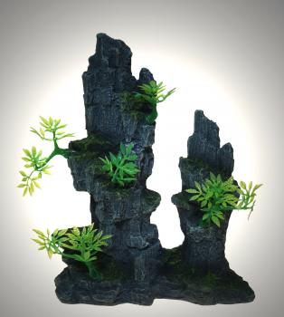 Aquarium Deko !! GROßES HÖHLEN SET !! Felsen Terrarium Zubehör Dekoration