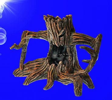 Aquarium Deko GRUSELBAUM HÖHLE Welse Wurzel Terrarium Felsen Zubehör