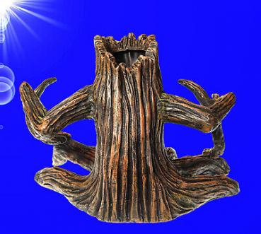 Aquarium Deko GRUSELBAUM HÖHLE Welse Wurzel Terrarium Felsen Zubehör
