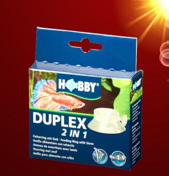 Aquarium FUTTERRING MIT SIEB Duplex 2 in 1 Tubifex Fischfutter etc. Zubehör
