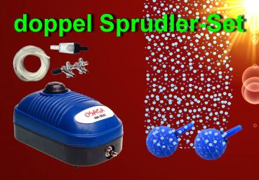 Aquarium Deko 2-faches AUSSTRÖMER ➕ LUFTPUMPE ➕ Zubehör Sprudler Luftstein