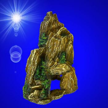 Aquarium Deko STOLLEN HÖHLE Gebirge Barsche Terrarium Dekoration Zubehör