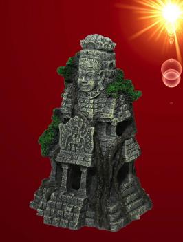 Aquarium Deko LAKSHMANA TEMPEL Asien Skulptur Dekoration Höhle Zubehör