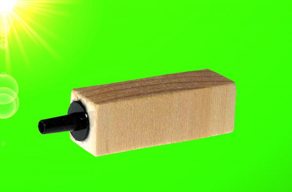 Aquarium Deko Zubehör 1 LINDENHOLZAUSSTRÖMER 4,5 X 1,5 cm CO2 Luftstein