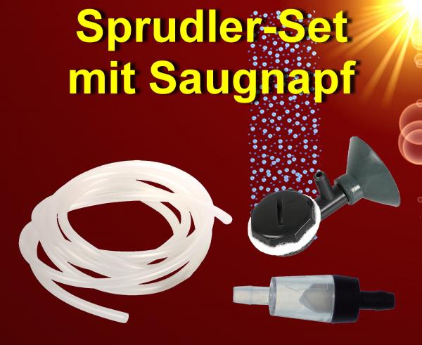 Aquarium Deko AUSSTRÖMER SET MIT SAUGNAPF !! ➕ ZUBEHÖR Luftstein Luftpumpe