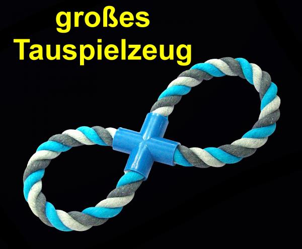 starke "8"  HUNDE SPIELZEUG  Tau Kauspielzeug Zerrspielzeug Knoten Zubehör