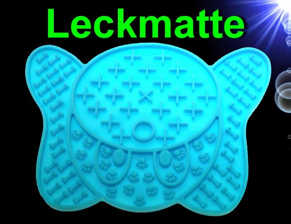 vielseitige HUNDE SILIKON LECKMATTE !! temperaturbeständig !! Zubehör Snack