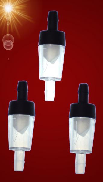 Aquarium Zubehör 3 STÜCK RÜCKSCHLAGVENTIL 4/6 mm Schlauch Sicherheitsventil