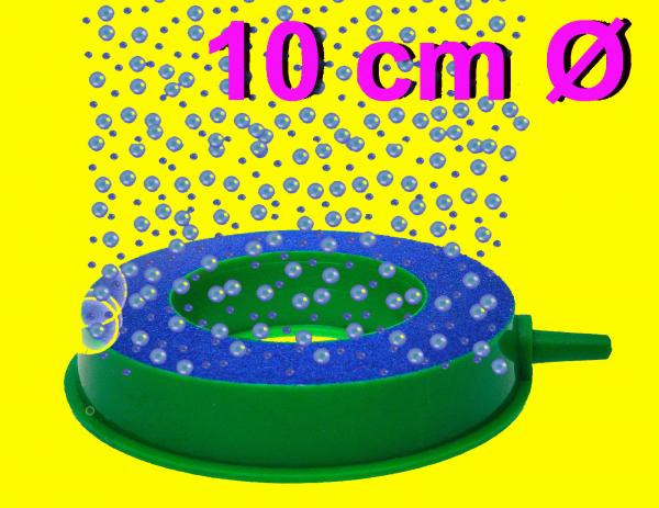Aquarium Deko 10 cm Ø RING SPRUDLER Luftausströmer Zubehör Luftstein Teich