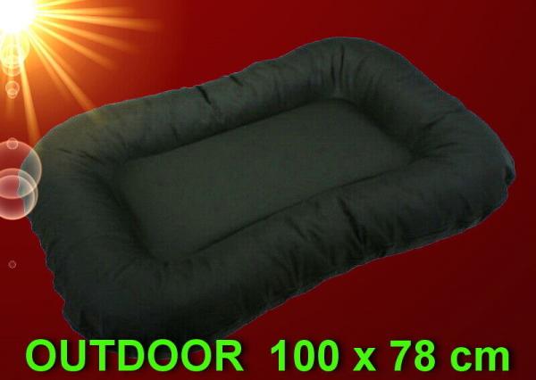 schwere Qualität !! OUTDOOR HUNDEBETT 100 x 78 cm Hundekissen Schlafplatz