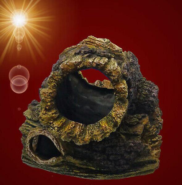 Aquarium Deko große AST HÖHLE Wurzel Dekoration Terrarium Zubehör Holz .