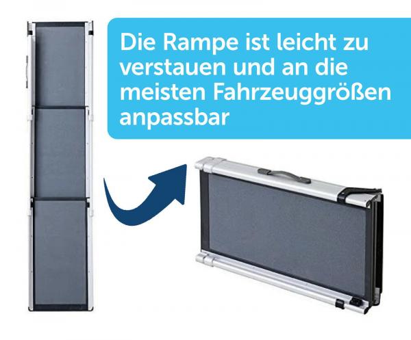 PetSafe® bis 136 kg !! ALU TELESKOP AUTO HUNDERAMPE Einstiegshilfe Transport