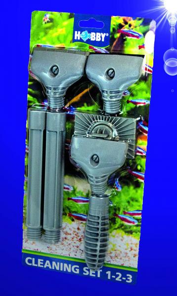 Aquarium Zubehör STABILER 3in1 SCHEIBENREINIGER 15 bis 45 cm Algenentferner