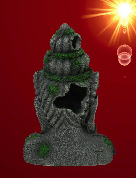 Aquarium Deko VISHNU Asien Skulptur Dekoration Höhle Zubehör Statue